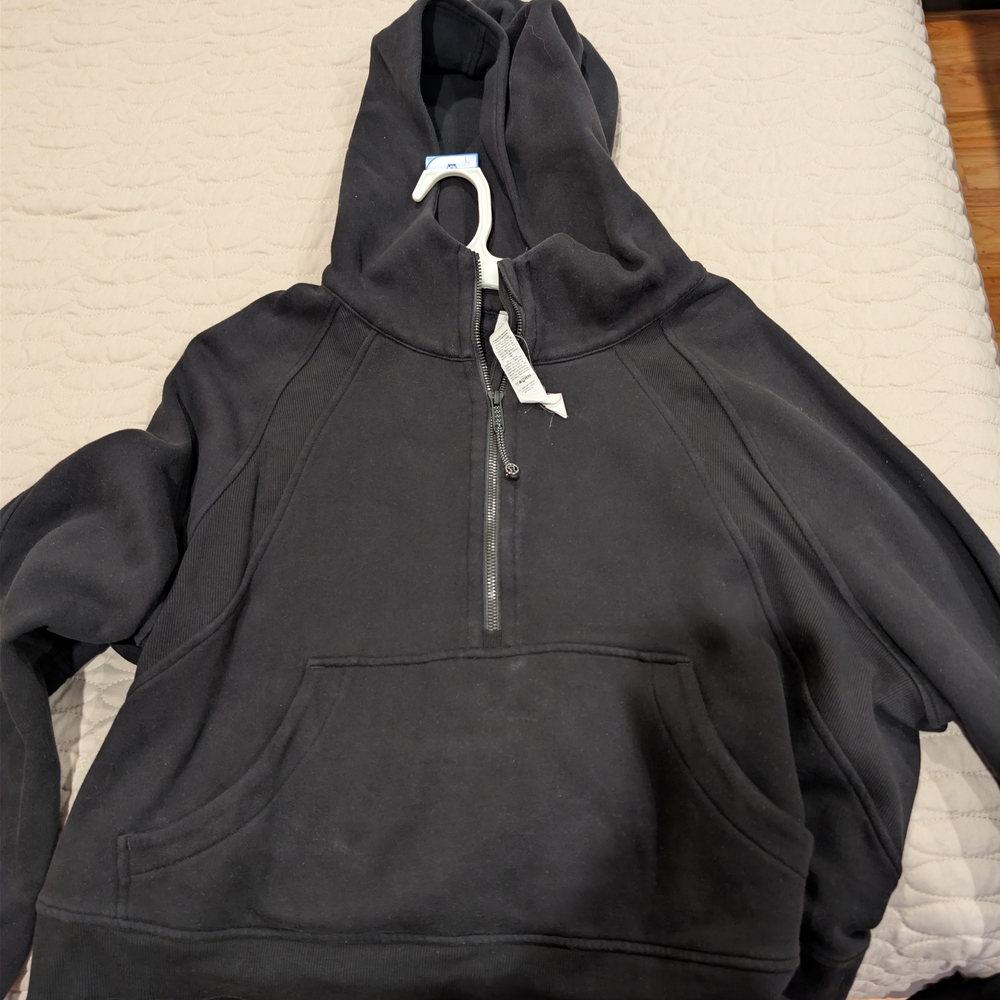 lululemon athletica Black Half-Zip Hoodie